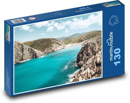 Sardinia - Italy - Puzzle 130 pieces, size 28.7x20 cm 