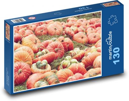 Tekvica - úroda - Puzzle 130 dielikov, rozmer 28,7x20 cm 