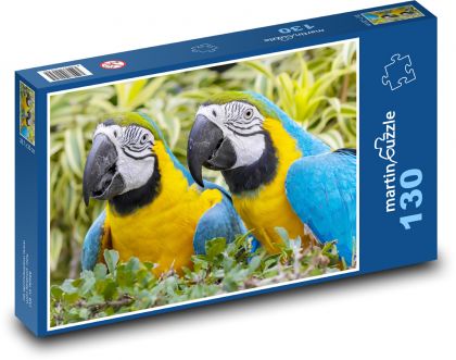 papagájotvaré - Puzzle 130 dielikov, rozmer 28,7x20 cm 