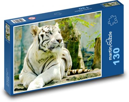 Siberian tiger - Puzzle 130 pieces, size 28.7x20 cm 
