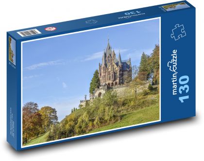 Hrad - Nemecko - Puzzle 130 dielikov, rozmer 28,7x20 cm 