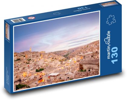 Taliansko - Matera - Puzzle 130 dielikov, rozmer 28,7x20 cm 