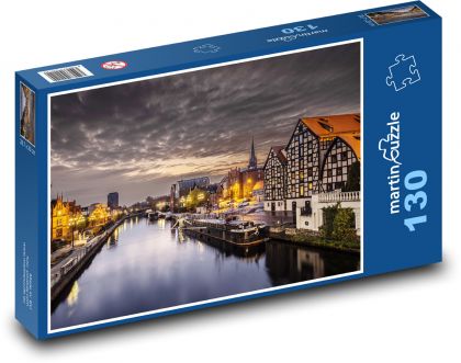 Bydgoszcz - Polska - Puzzle 130 elementów, rozmiar 28,7x20 cm