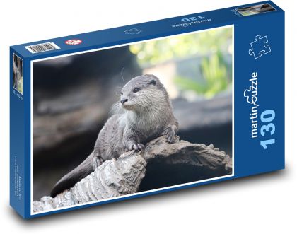 Otter - Puzzle 130 pieces, size 28.7x20 cm 