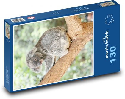 Koala na strome - Puzzle 130 dielikov, rozmer 28,7x20 cm 