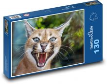 Caracal - šelma Puzzle 130 dielikov - 28,7 x 20 cm 