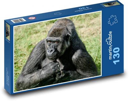 Goryl zachodni - Puzzle 130 elementów, rozmiar 28,7x20 cm