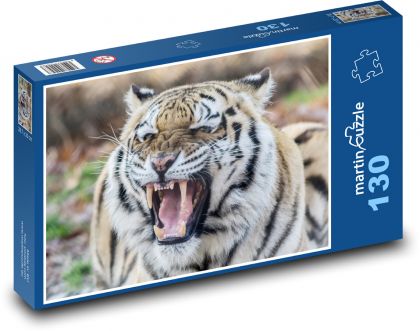 Wütender Tiger - Puzzle - 130 Teile