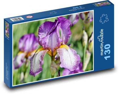 Iris - kvet - Puzzle 130 dielikov, rozmer 28,7x20 cm 