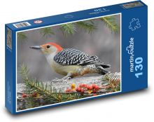 Dzięcioł - ptak Puzzle 130 elementów - 28,7x20 cm