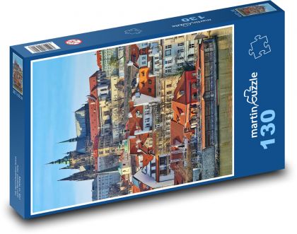 Praga - Zamek - Puzzle 130 elementów, rozmiar 28,7x20 cm