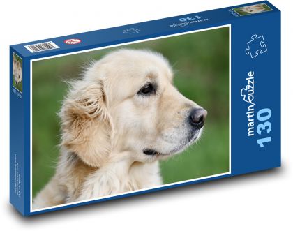 Zlatý retriever - pes - Puzzle 130 dielikov, rozmer 28,7x20 cm 