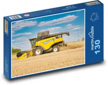 Kombajn - zber pšenice Puzzle 130 dielikov - 28,7 x 20 cm 