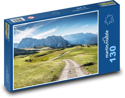 Dolomites - Italian Mountains - Puzzle 130 pieces, size 28.7x20 cm 