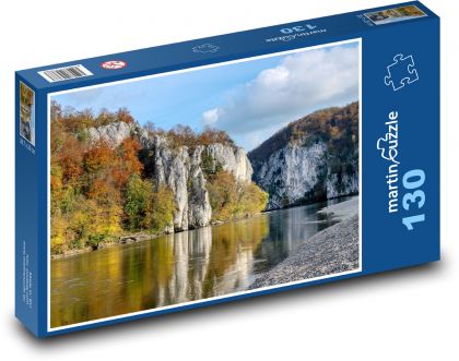 Dunajská soutěska - Bavorsko - puzzle 130 dílků