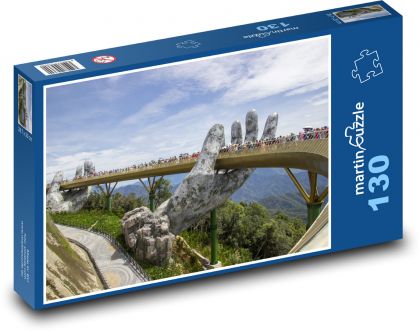 Vietnam - most - Puzzle 130 dielikov, rozmer 28,7x20 cm 