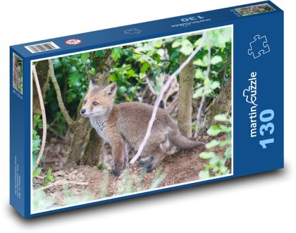 Divoká liška - puzzle 130 dílků