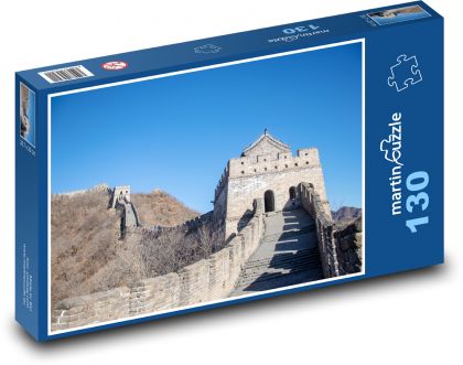 Veľký čínsky múr. - Puzzle 130 dielikov, rozmer 28,7x20 cm 