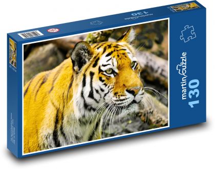 Tiger. - Puzzle 130 dielikov, rozmer 28,7x20 cm 