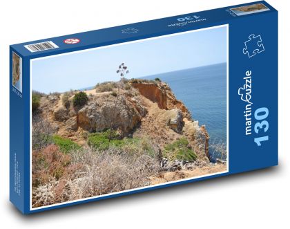 Útes - pobrežie - Puzzle 130 dielikov, rozmer 28,7x20 cm 