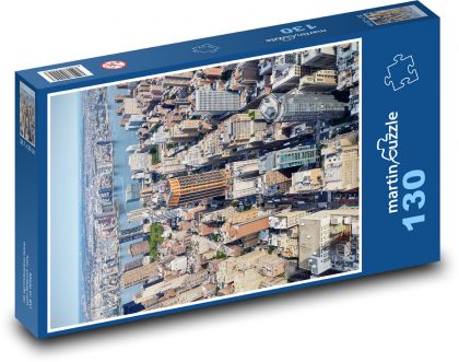 Nowy Jork - drapacze chmur - Puzzle 130 elementów, rozmiar 28,7x20 cm