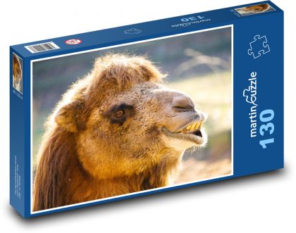 Wielbłąd - Puzzle 130 elementów, rozmiar 28,7x20 cm