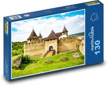 Ukrajina - pevnosť Khotyn Puzzle 130 dielikov - 28,7 x 20 cm