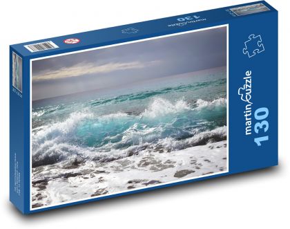 Storm at sea - Puzzle 130 pieces, size 28.7x20 cm 
