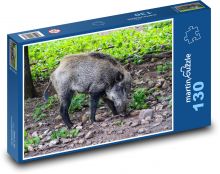 Dzik Puzzle 130 elementów - 28,7x20 cm