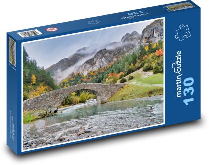 Ordesa National Park - Spain - Puzzle 130 pieces, size 28.7x20 cm 