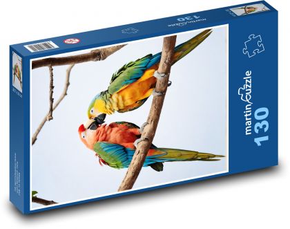 Papoušci - puzzle 130 dílků