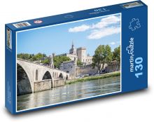 Most Awinion - Francja Puzzle 130 elementów - 28,7x20 cm