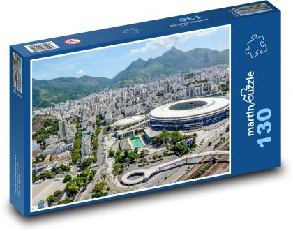 Brazylia - Rio - Puzzle 130 elementów, rozmiar 28,7x20 cm