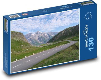 Vysokohorská silnice - puzzle 130 dílků