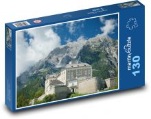 Chateau - góry, Alpy Puzzle 130 elementów - 28,7x20 cm