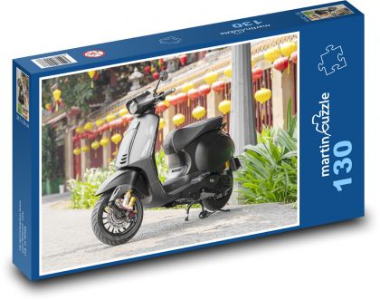 Matný skútr - puzzle 130 dílků