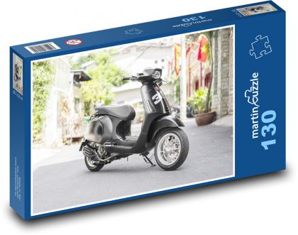 Scooter - classic - Puzzle 130 pieces, size 28.7x20 cm 