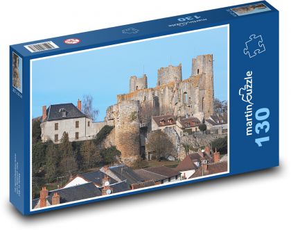 Zámok - zrúcanina, pevnosť - Puzzle 130 dielikov, rozmer 28,7x20 cm 