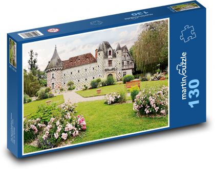 Chateau - chateau park - Puzzle 130 pieces, size 28.7x20 cm 