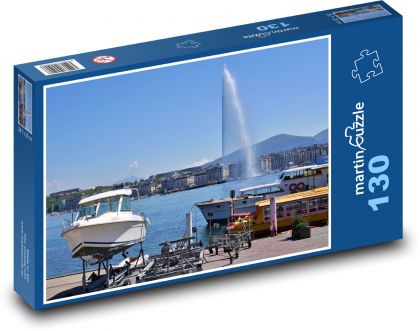 Švýcarsko - Ženeva - puzzle 130 dílků