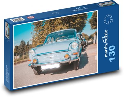 Car - Veteran - Puzzle 130 pieces, size 28.7x20 cm 