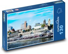 Hamburg - centrum mesta Puzzle 130 dielikov - 28,7 x 20 cm