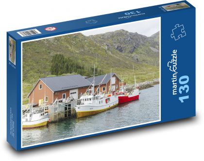 Norway - Lofoten - Puzzle 130 pieces, size 28.7x20 cm 