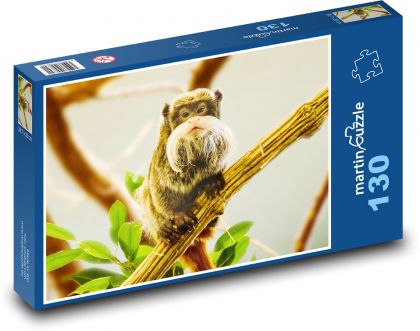 Kaiserlicher Tamarin - Langer Bart - Puzzle - 130 Teile