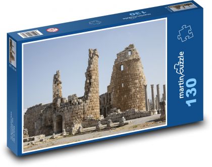 Kamenné budovy - Antalya - Puzzle 130 dielikov, rozmer 28,7x20 cm 