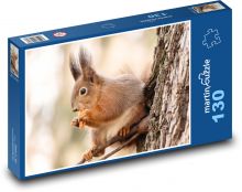 Veverka Puzzle 130 dílků - 28,7 x 20 cm