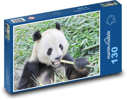 Panda - Puzzle 130 dielikov, rozmer 28,7x20 cm 