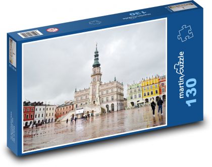 Polsko - historické centrum - puzzle 130 dílků