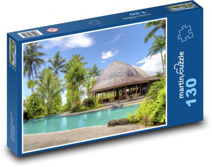 Letovisko Samoa - bazén - puzzle 130 dílků