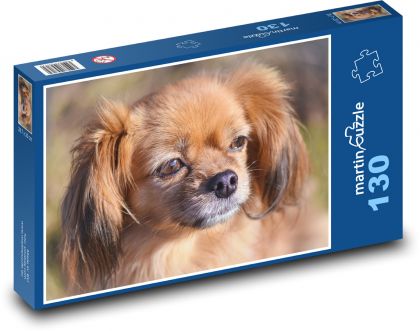 Pies - Puzzle 130 elementów, rozmiar 28,7x20 cm
